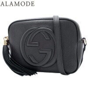 Gucci Soho Disco Bag Shoulder Crossbody Tassel Black Leather